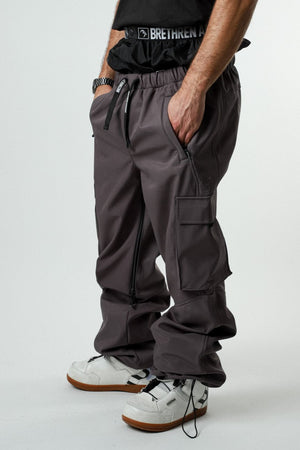 
                  
                    Load image into Gallery viewer, Charcoal grey snowboard pants
                  
                