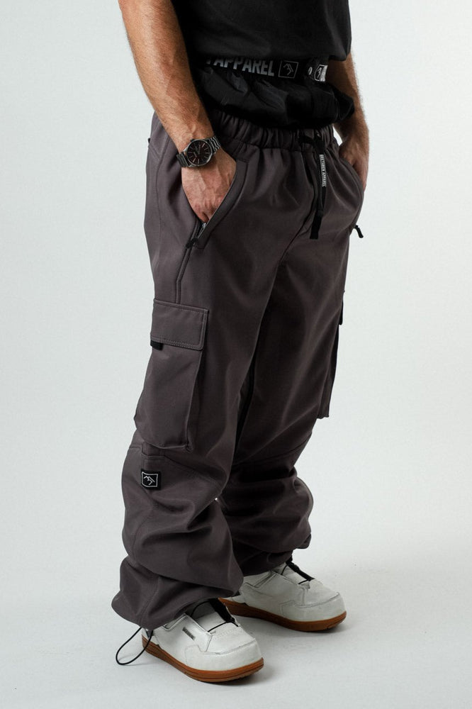 
                  
                    Load image into Gallery viewer, Charcoal grey snowboard pants
                  
                