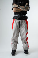 Red and Grey snowboard pants