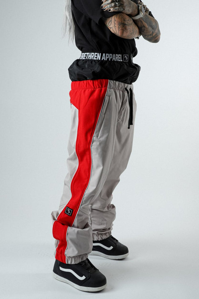 
                  
                    Load image into Gallery viewer, Red and Grey snowboard pants
                  
                