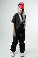 Black waterproof snowpants