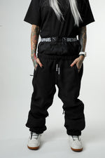 Black waterproof snowpants