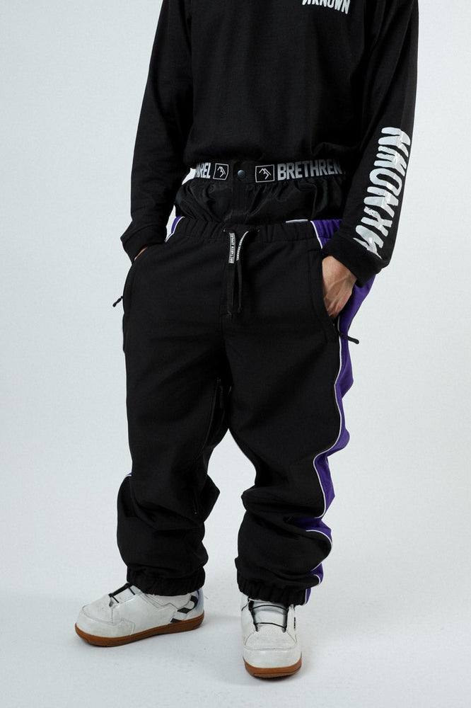 Black waterproof snowpants