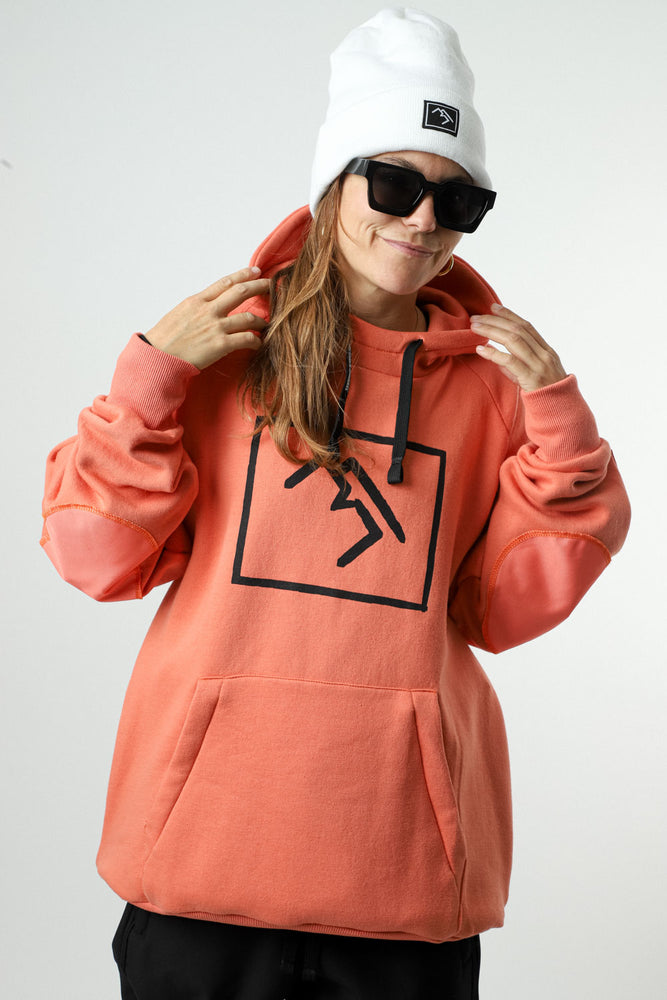 Peach Snowboard Hoodie